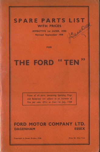 Ford ricambi listino prezzi - 10,