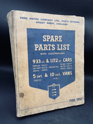 Ford spare parts list - parts,