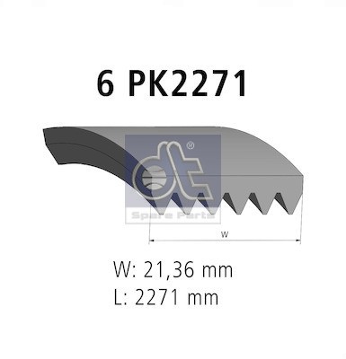 Spare parts 80707 cinghia - dt,